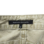 Abahouse Devinette 日本製 リップストップ カーゴ スカート M ベージュ ミリタリー コットン