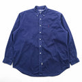 Ralph Lauren 90s button-down shirt, size XL navy small pony embroidery.