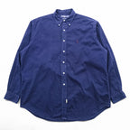 Ralph Lauren 90s button-down shirt, size XL navy small pony embroidery.