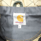 carhartt リメイク 再構築 カラーブロック ダック アクティブジャケット パーカー L マルチカラー クレイジーパターン