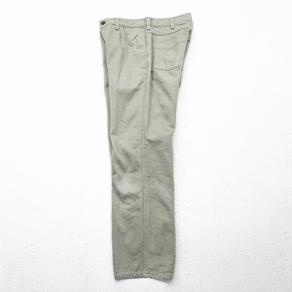 Wrangler 90s Made in Japan 5-Pocket Denim Work Pants Jeans M Beige M1046-42