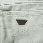 Wrangler 90s Made in Japan 5-Pocket Denim Work Pants Jeans M Beige M1046-42