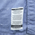 Carhartt 90s Chambray Work Shirt L Blue Button-Down Flame Resistant FRS293 CBL