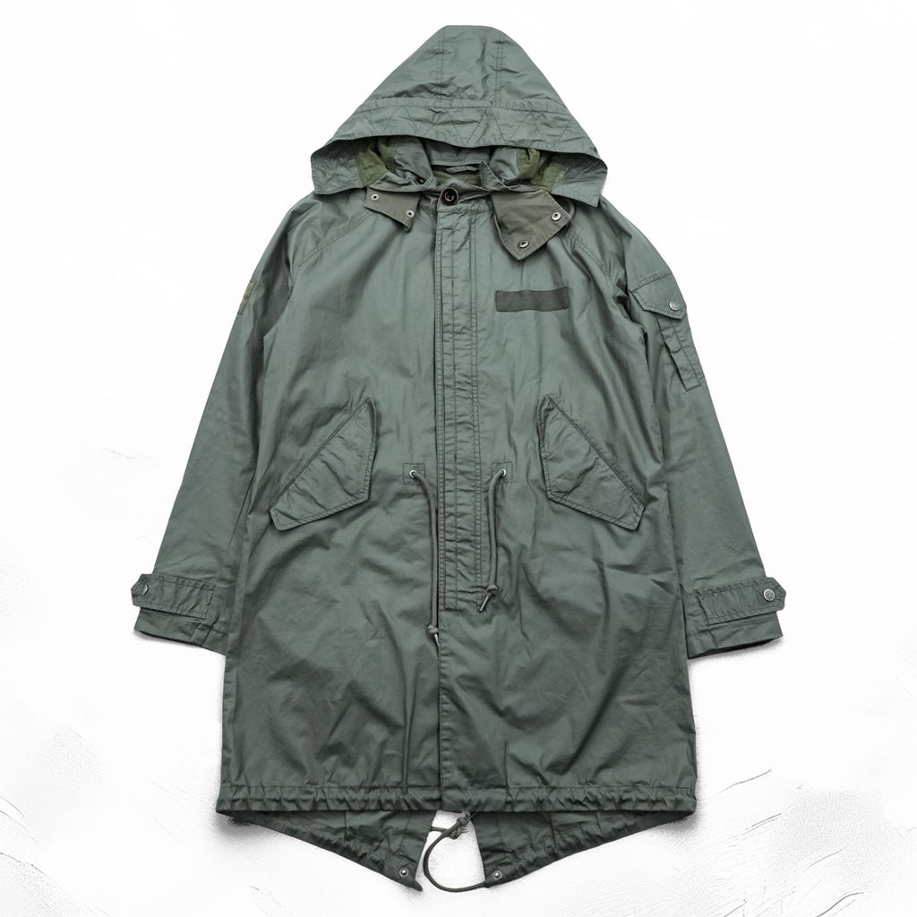 Pretty Green フィッシュテールパーカー フード着脱式 M-51 モッズコート L カーキ ドローコード Oasis リアムギャラガー ミリタリー
