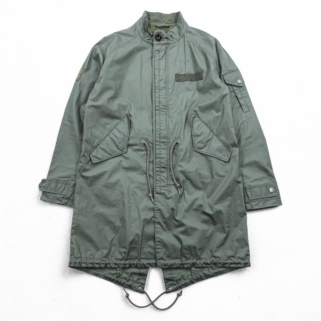 Pretty Green フィッシュテールパーカー フード着脱式 M-51 モッズコート L カーキ ドローコード Oasis リアムギャラガー ミリタリー