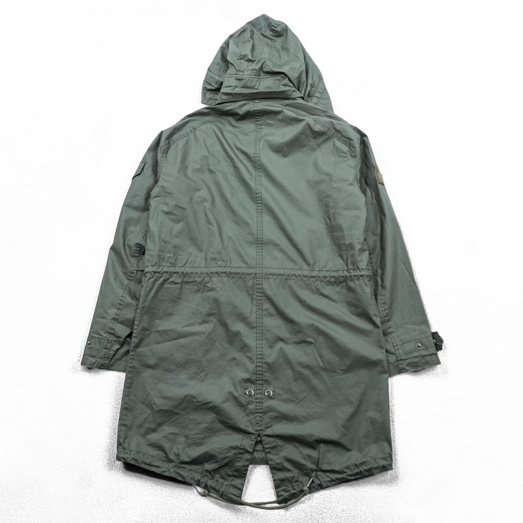 Pretty Green フィッシュテールパーカー フード着脱式 M-51 モッズコート L カーキ ドローコード Oasis リアムギャラガー ミリタリー