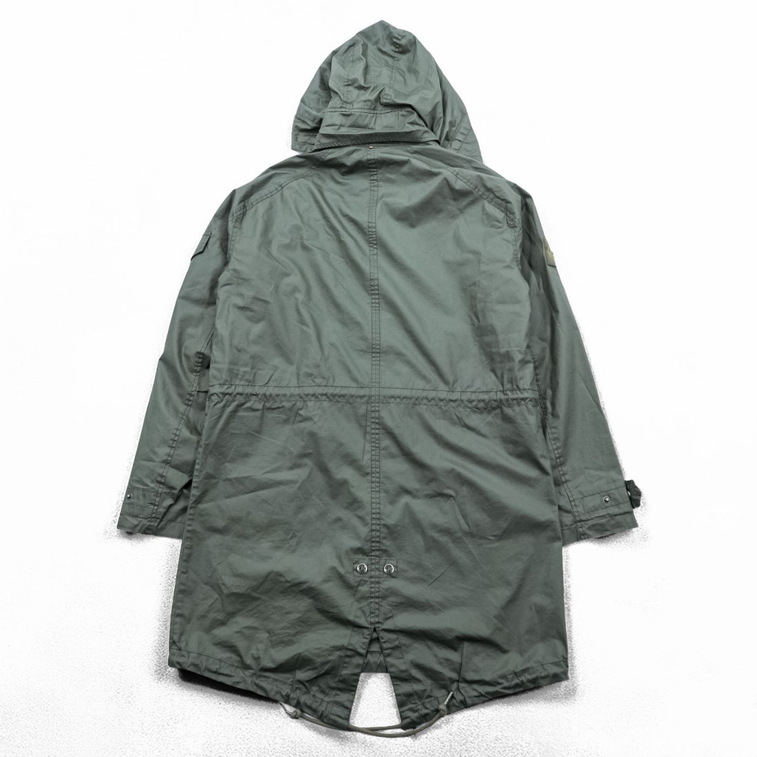 Pretty Green フィッシュテールパーカー フード着脱式 M-51 モッズコート L カーキ ドローコード Oasis リアムギャラガー ミリタリー