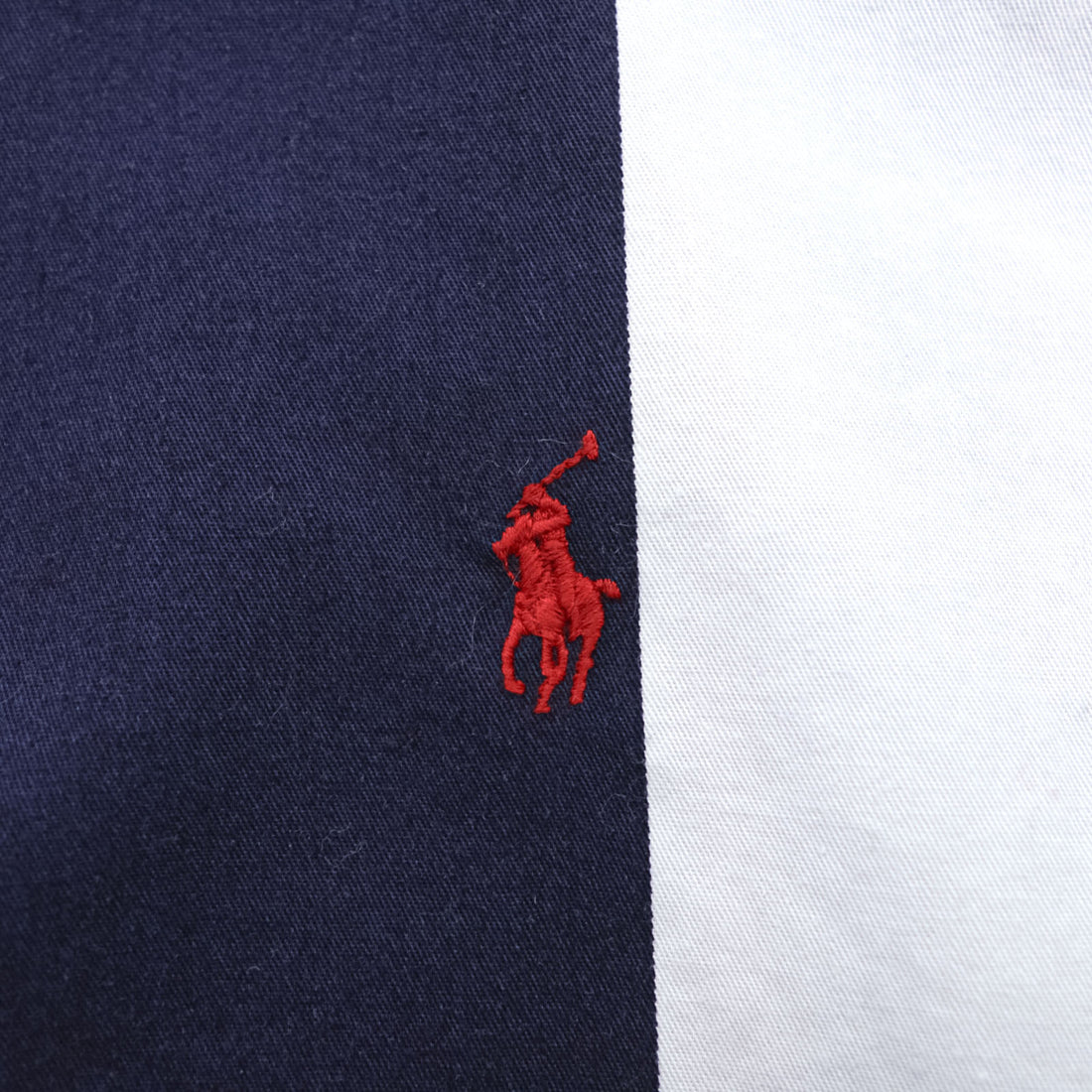 Ralph Lauren 90年代 BLAIRE ボタンダウンシャツ XL ストライプ トリコロール スモールポニー刺繍