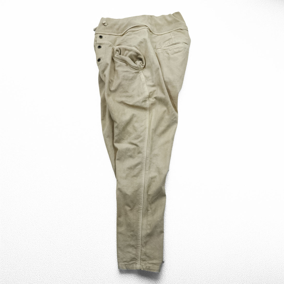 KAPITAL 後染薄キャンバス サルエル ヌーベルパンツ M ベージュ コットン EK-169 日本製