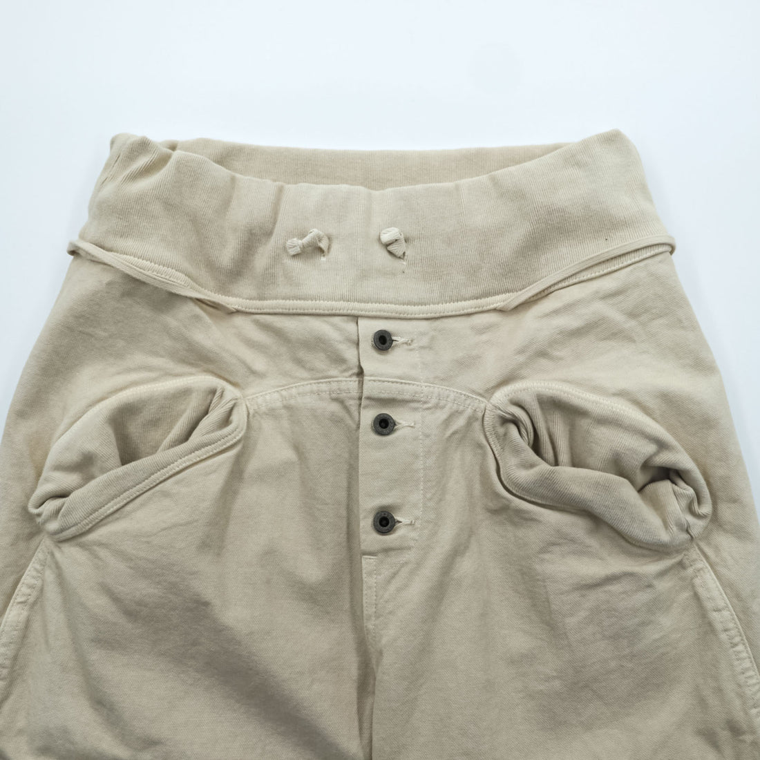 KAPITAL 後染薄キャンバス サルエル ヌーベルパンツ M ベージュ コットン EK-169 日本製