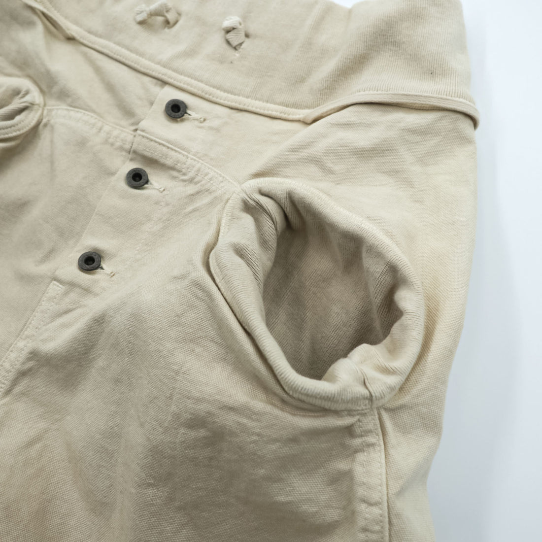 KAPITAL 後染薄キャンバス サルエル ヌーベルパンツ M ベージュ コットン EK-169 日本製
