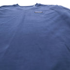 Patagonia Regenerative Organic Certified Cotton Crewneck Sweatshirt, Size M, Navy, Front V-neck, 26346