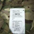 British Army イギリス軍 SMOCK COMBAT WINDPROOF MTP コンバットスモック パーカー ミリタリージャケット L ドローコード カモフラ NSN:8415-99-396-5997