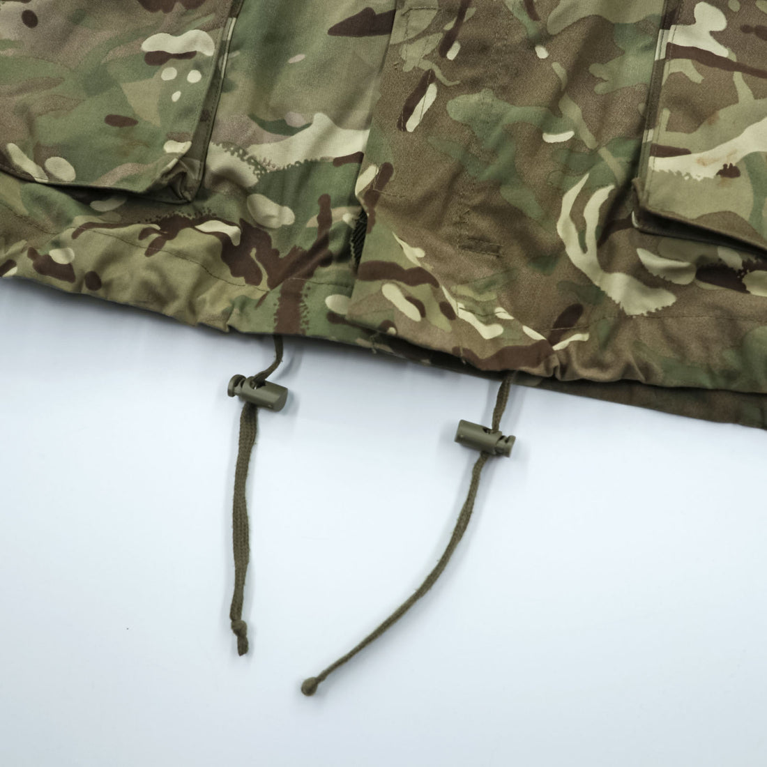 British Army イギリス軍 SMOCK COMBAT WINDPROOF MTP コンバットスモック パーカー ミリタリージャケット L ドローコード カモフラ NSN:8415-99-396-5997