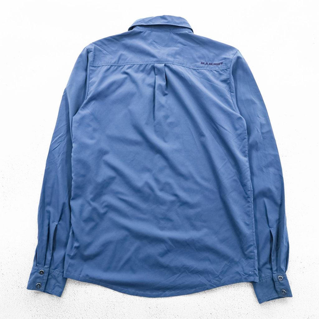 MAMMUT Outdoor Shirt, Size L, Navy, Stretch, Trovat Advanced L/S Shirt 1030-02520