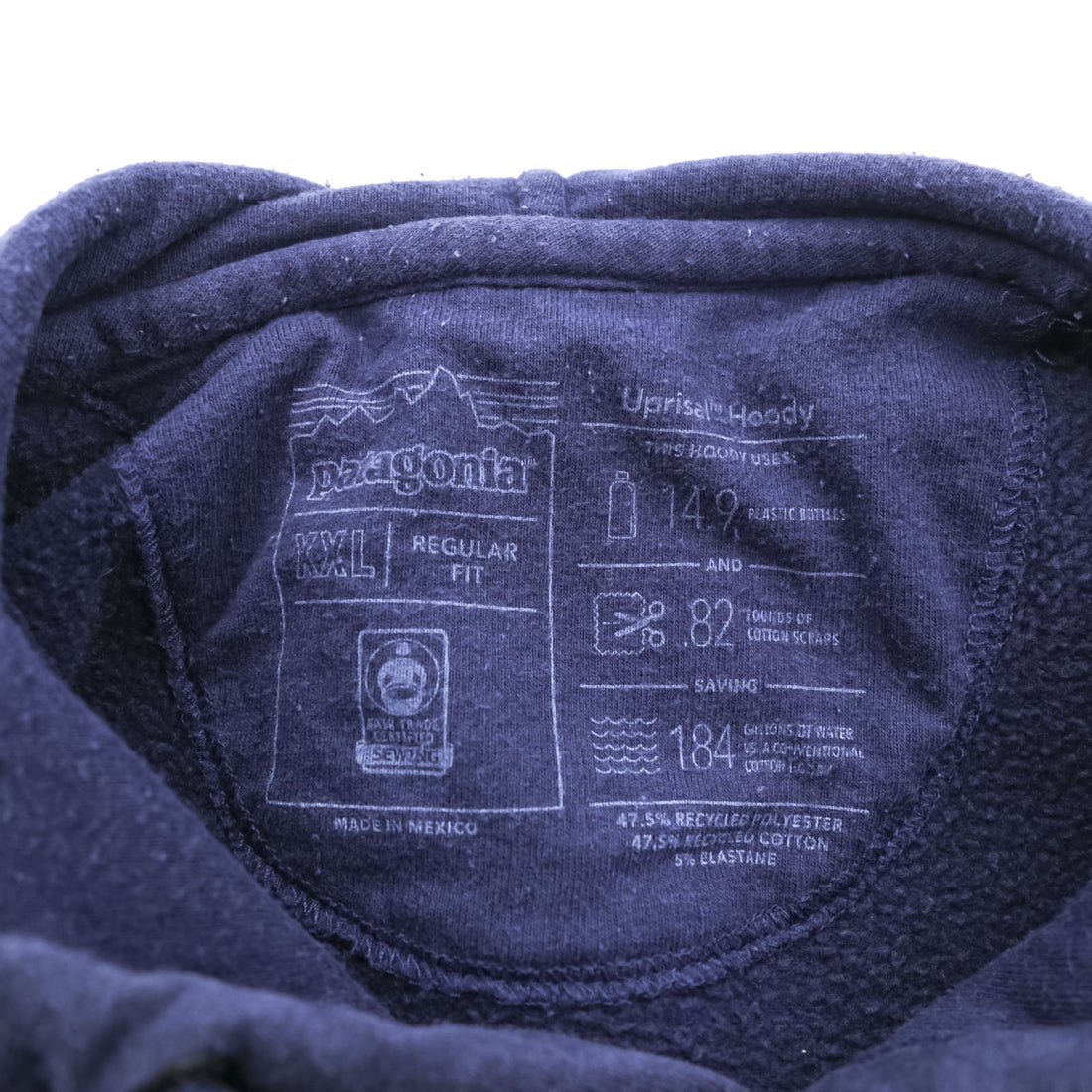 Patagonia P-6 Logo Uprisal Hoodie, Size XL Navy, 39539