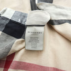 Burberry London Mega Check Long Sleeve Shirt Beige Black Red Cotton XXL Made in Great Britain