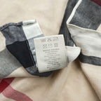 Burberry London Mega Check Long Sleeve Shirt Beige Black Red Cotton XXL Made in Great Britain