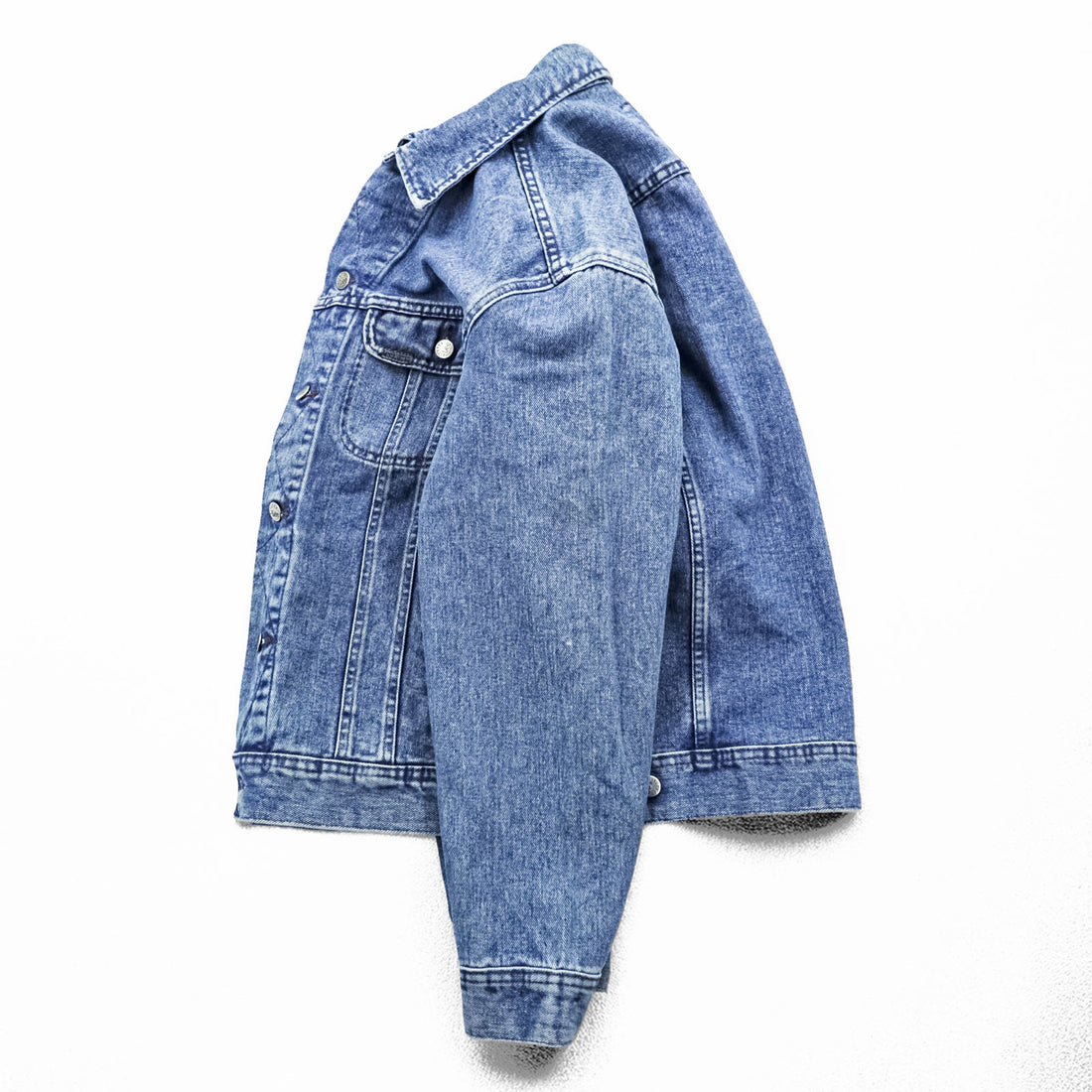 Lee 90年代 USA製 ヴィンテージ RIVETED デニムジャケット Gジャン M ライトブルー インディゴ