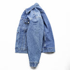Lee 90年代 USA製 ヴィンテージ RIVETED デニムジャケット Gジャン M ライトブルー インディゴ
