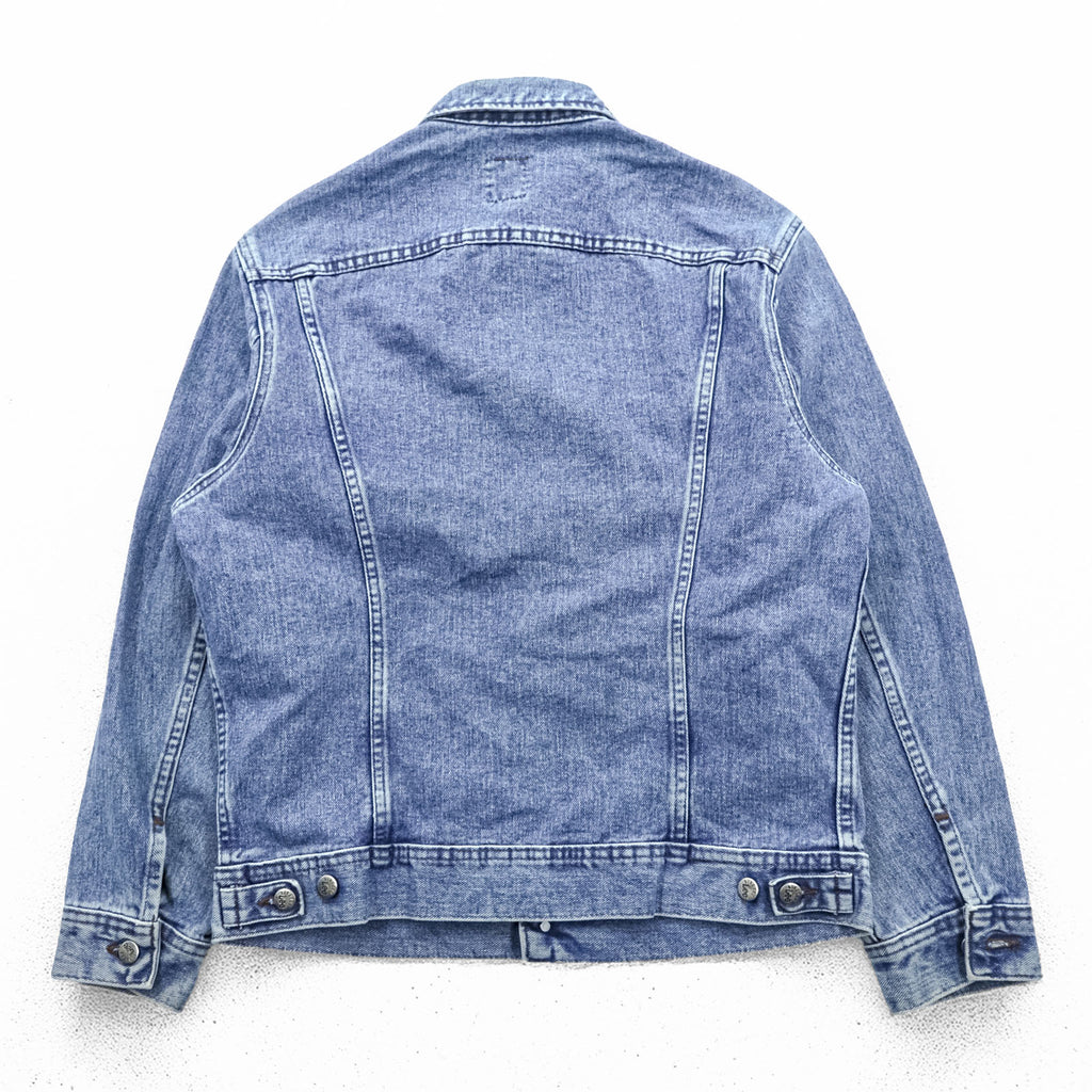 Lee 90年代 USA製 ヴィンテージ RIVETED デニムジャケット Gジャン M ライトブルー インディゴ