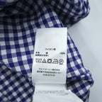 Ralph Lauren Gingham Checked Button-Down Shirt, Size L, White/Blue, Small Pony Embroidery, Slim Fit, Unused