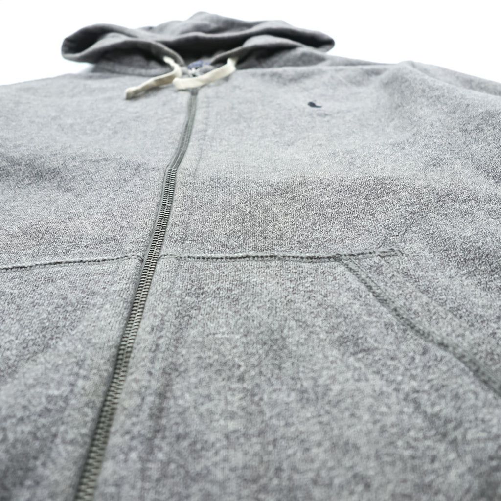 Polo Ralph Lauren Reverse Weave Zip Up Hoodie XL and up, Grey, Small Pony Embroidery