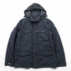 NAPAPIJRI M-65 Field Jacket Military Jacket L Black Waterproof Drawcord Padded Hoodie Storage