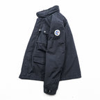 NAPAPIJRI M-65 Field Jacket Military Jacket L Black Waterproof Drawcord Padded Hoodie Storage