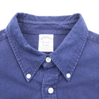 Brooks Brothers button-down shirt, size L, navy, with a single logo (REGENT).