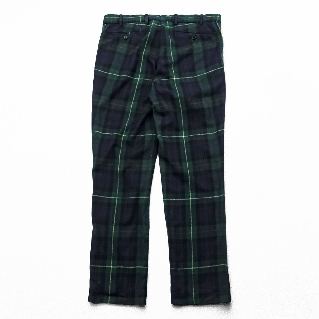Polo Ralph Lauren ブラックウォッチ スラックス パンツ L タータンチェック SLIM FIT 羊毛 ラムウール