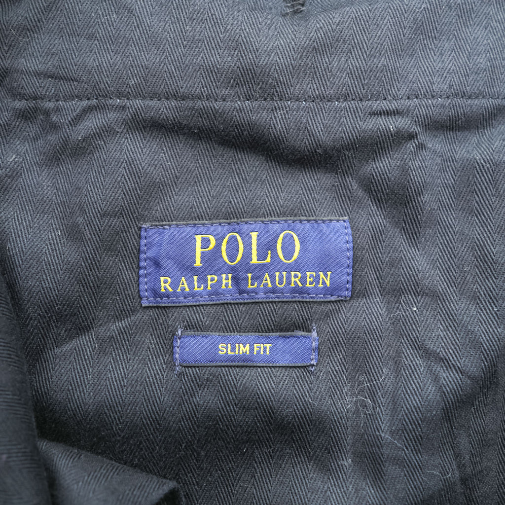 Polo Ralph Lauren ブラックウォッチ スラックス パンツ L タータンチェック SLIM FIT 羊毛 ラムウール