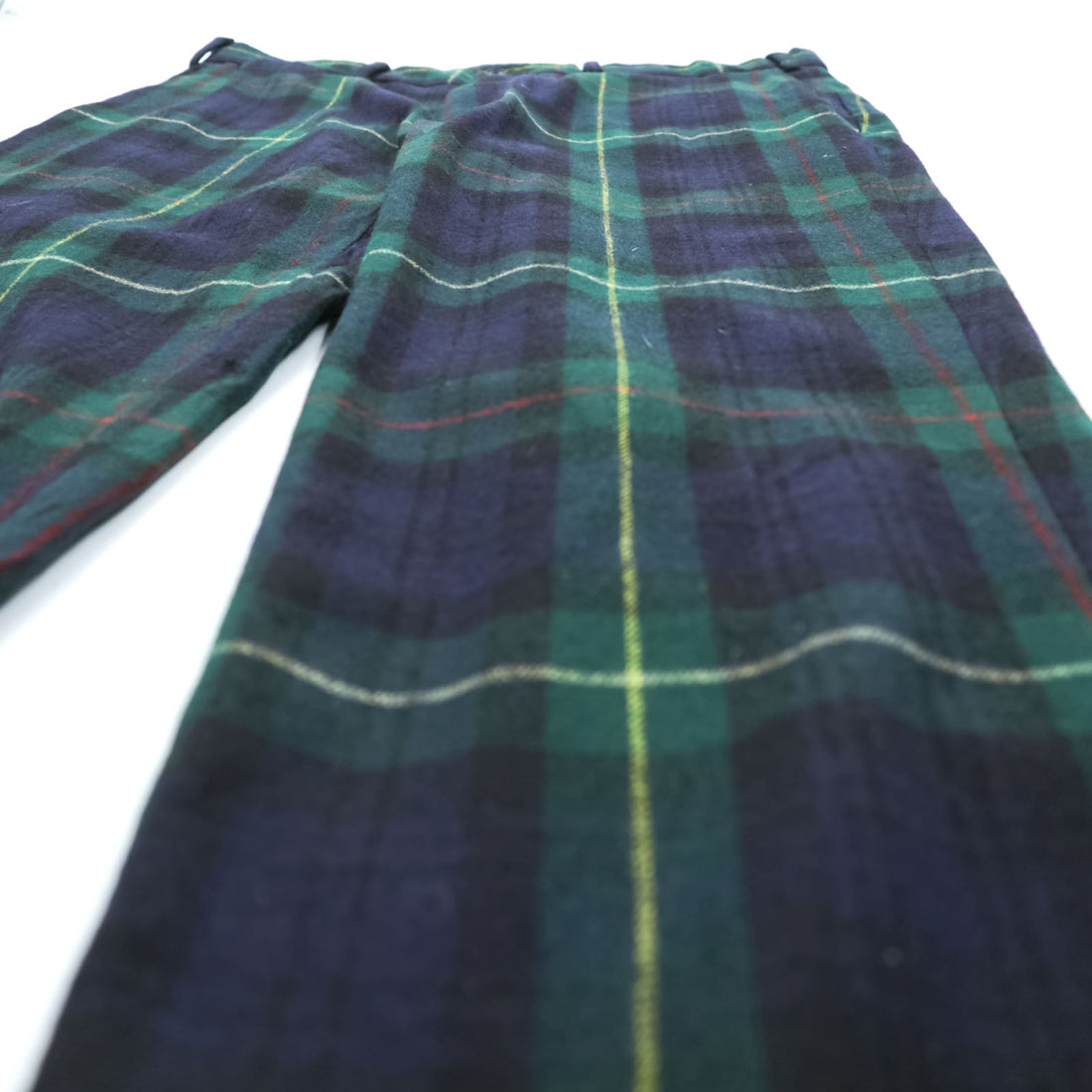 Polo Ralph Lauren ブラックウォッチ スラックス パンツ L タータンチェック SLIM FIT 羊毛 ラムウール