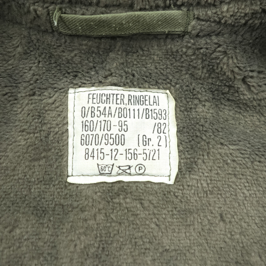 80s German Army Bundeswehr Olive Field Parka Hooded Fleece Lined Military Jacket Flag Patch Feuchter Ringelai