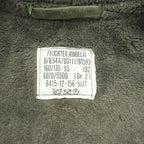 80s German Army Bundeswehr Olive Field Parka Hooded Fleece Lined Military Jacket Flag Patch Feuchter Ringelai