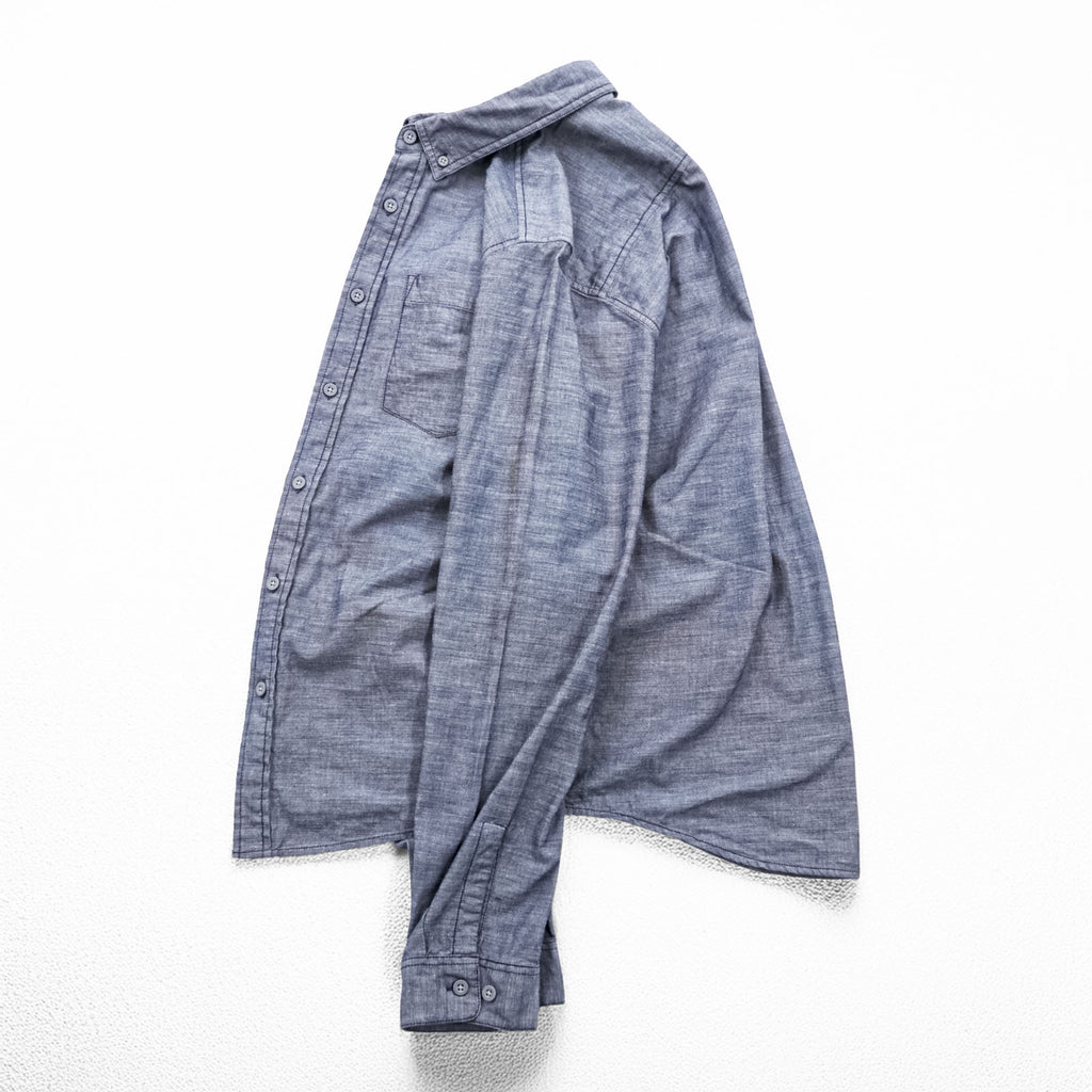 Patagonia Bluffside Chambray Shirt Blue S 53791