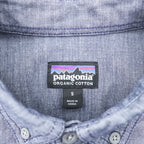Patagonia Bluffside Chambray Shirt Blue S 53791