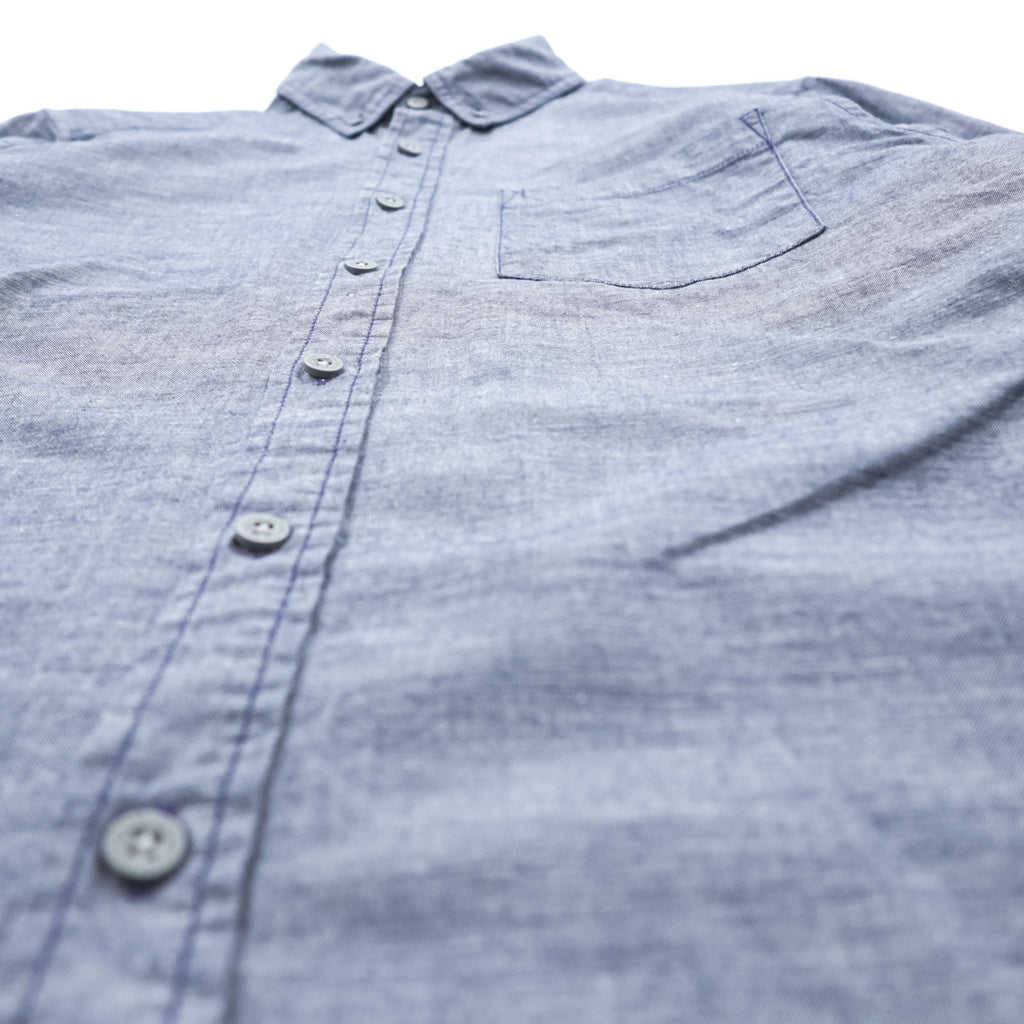 Patagonia Bluffside Chambray Shirt Blue S 53791