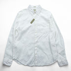J.CREW Irish Linen Button-Down Shirt, Size L, White, Slim Fit, Unused, K7899