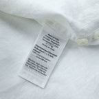 J.CREW Irish Linen Button-Down Shirt, Size L, White, Slim Fit, Unused, K7899