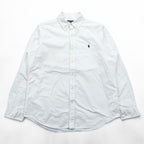 Polo Ralph Lauren Classic Fit Oxford Button-Down Shirt, Size L, White, Small Pony Embroidery
