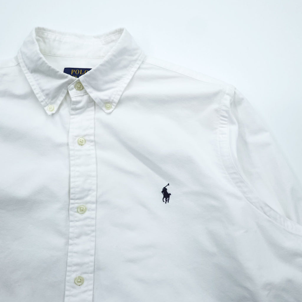 Polo Ralph Lauren Classic Fit Oxford Button-Down Shirt, Size L, White, Small Pony Embroidery