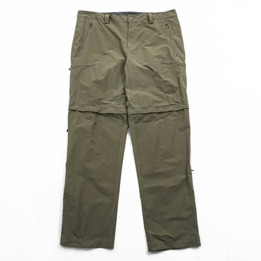 THE NORTH FACE コンバーチブル 2WAY アウトドア ロングパンツ ショートパンツ L ストレッチ ブラウン US規格 T0CL9Q