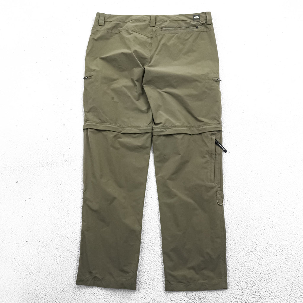 THE NORTH FACE コンバーチブル 2WAY アウトドア ロングパンツ ショートパンツ L ストレッチ ブラウン US規格 T0CL9Q