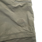 THE NORTH FACE コンバーチブル 2WAY アウトドア ロングパンツ ショートパンツ L ストレッチ ブラウン US規格 T0CL9Q