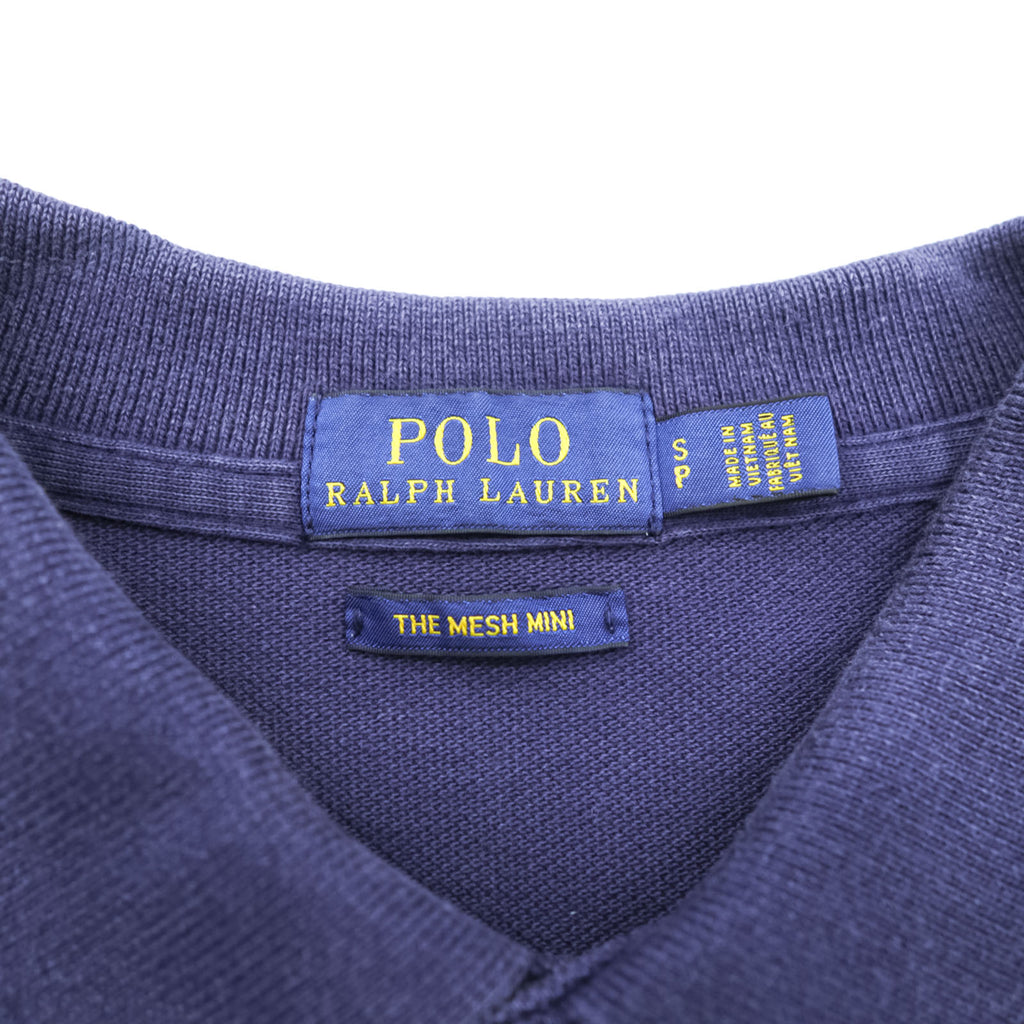 Polo Ralph Lauren Big Pony Polo Shirt Dress S Navy THE MESH MINI