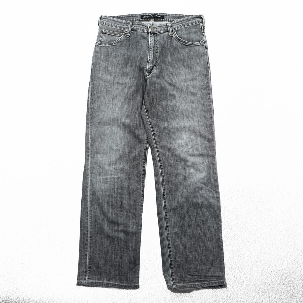 Wrangler Denim Pants Jeans L Gray Stretch W0433