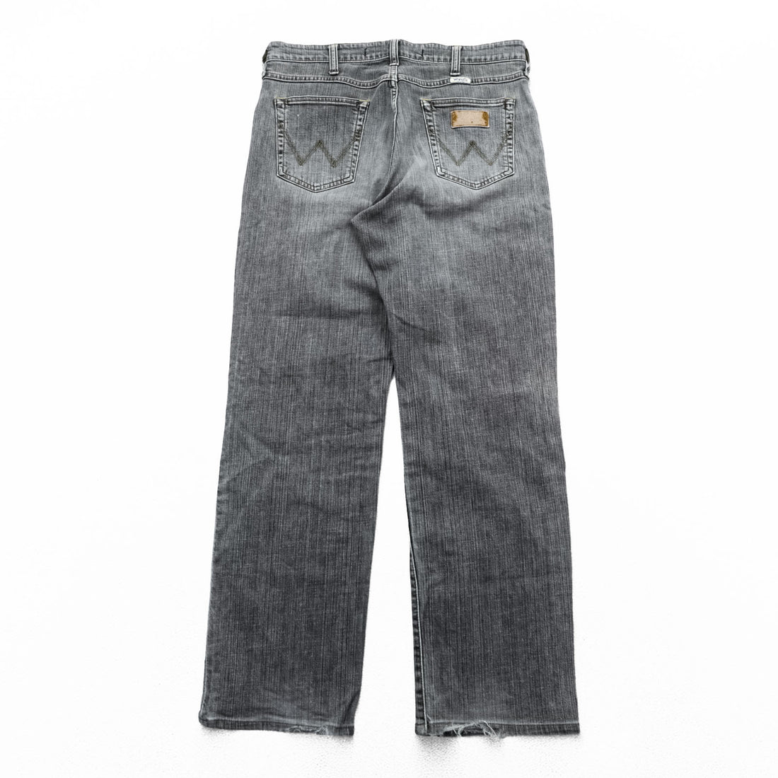 Wrangler Denim Pants Jeans L Gray Stretch W0433