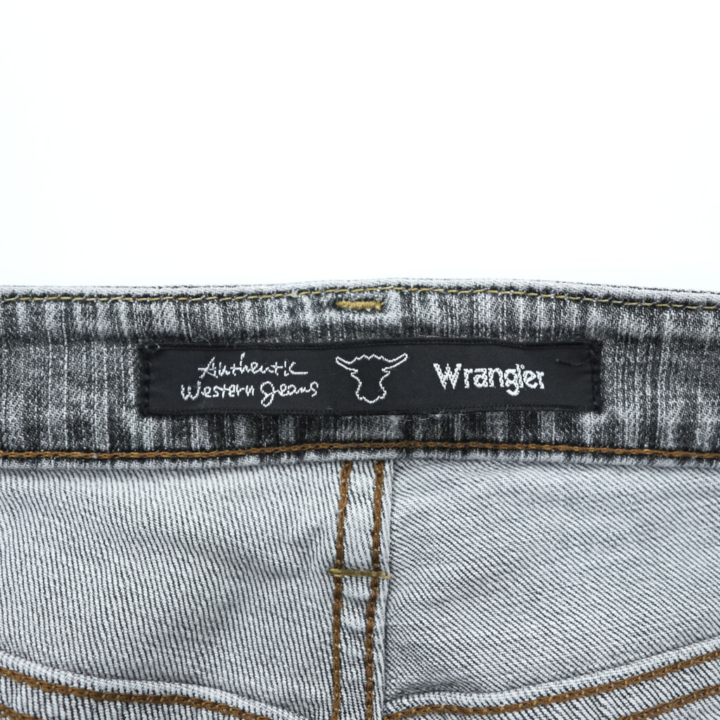 Wrangler Denim Pants Jeans L Gray Stretch W0433