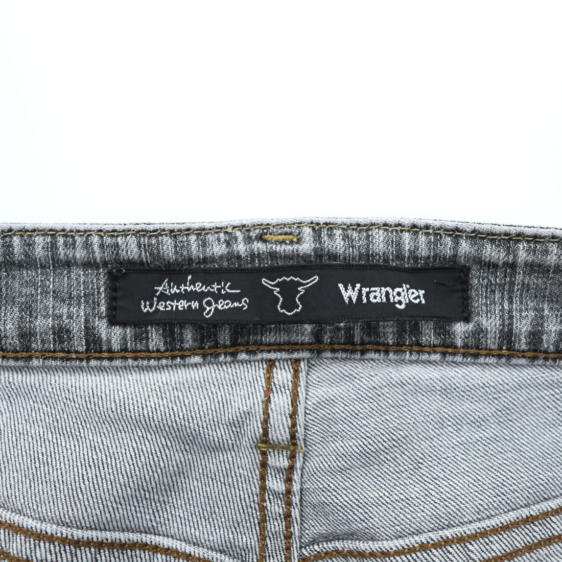 Wrangler Denim Pants Jeans L Gray Stretch W0433